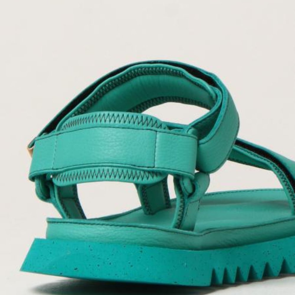 Marsèll x Suicoke Depa Leather Sandals 37 / US 7 Aqua Blue Platform Designer NWT - Picture 5 of 14